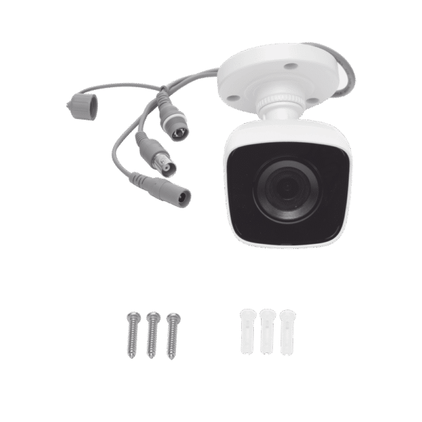 Cámara Bala TURBOHD 2MP 1080p Metálica, Lente 2.8mm Gran Angular 103°, IR EXIR 20m, Exterior IP66, TVI/AHD/CVI/CVBS