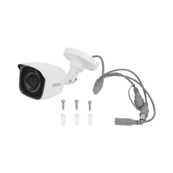 Cámara Bala TURBOHD 2MP 1080p Metálica, Lente 2.8mm Gran Angular 103°, IR EXIR 20m, Exterior IP66, TVI/AHD/CVI/CVBS