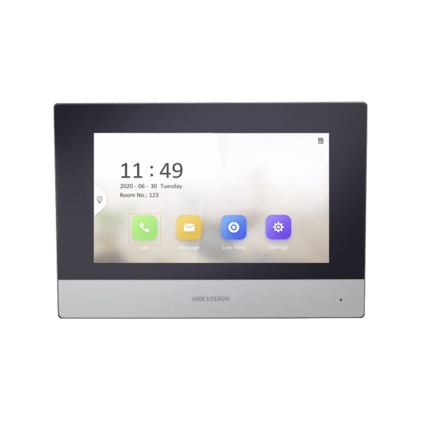 Monitor IP WiFi de 7” con Pantalla Táctil para Videoportero | PoE, Apertura Remota, Llamadas entre Monitores, Audio Bidireccional y Carcasa de Policarbonato