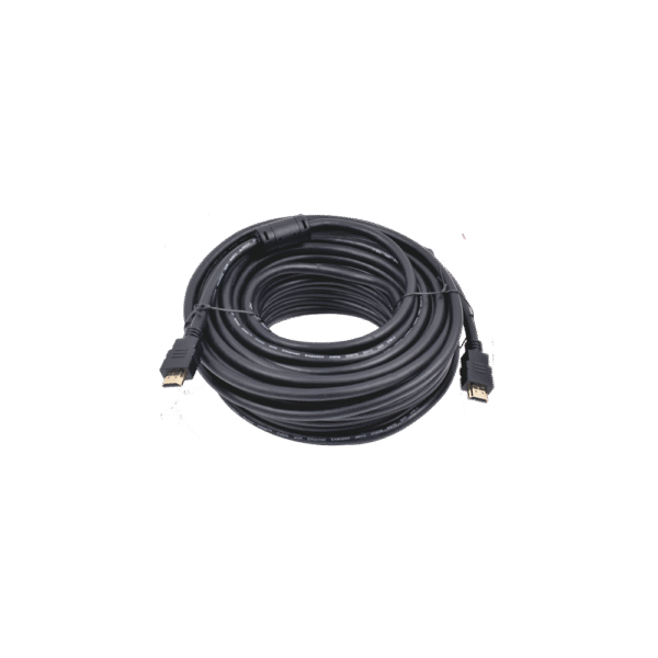 TTHDMI20M-AD-1-l Cable HDMI 20 Metros 4K Ultra HD, High Speed, Soporta 3D y ARC, Conectores Chapados en Oro, Blindado Antinterferencias, Alta Resistencia y Durabilidad