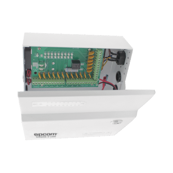 PLK12DC20ABK-AD-1-l Fuente de Poder Profesional de 12 Vcc @ 20 A / Soporta 18 Cámaras / Capacidad de Batería de Respaldo