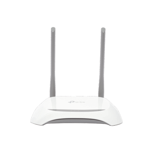 Router Inalámbrico WISP, 2.4 GHz, 300 Mbps, 2 antenas externas omnidireccional 5 dBi, 4 Puertos