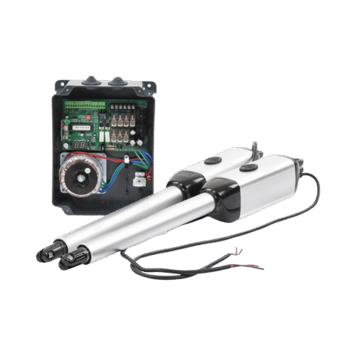 Kit de brazos para automatizar portones vehiculares abatibles de 2 hojas/ 3 Mts / 300 Kg / Uso solo