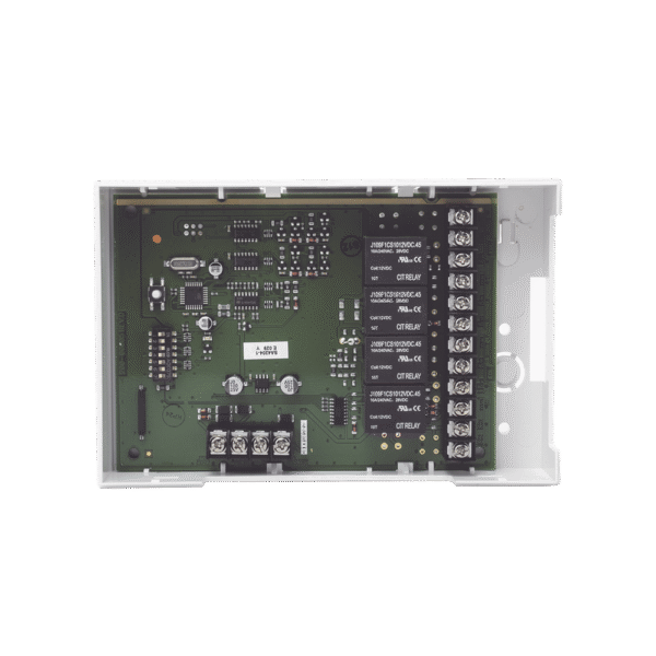 Modulo de 4 relevadores para funciones de automatización/etapas de potencia/sirenas adicionales