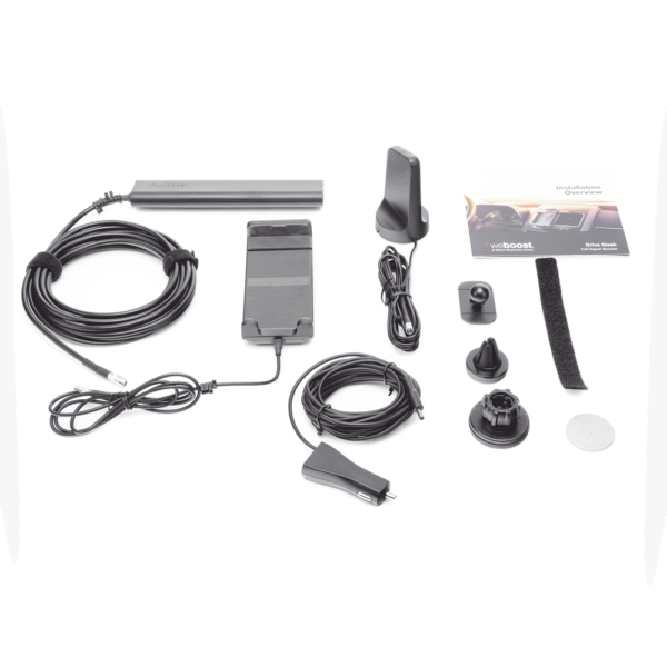 Kit Amplificador de señal celular 4G LTE, 3G y VOZ. Especial para vehículos donde el conductor o copiloto requiere la mayor concentración de señal.