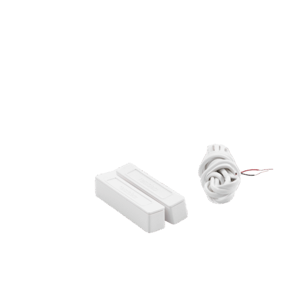 Contacto magnético direccionable compatible con paneles vista con V-Plex color blanco