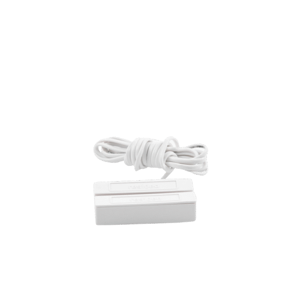 Contacto magnético direccionable compatible con paneles vista con V-Plex color blanco