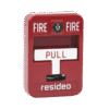 5140MPS1-l Estación Manual de Acción Simple / Convencional / Fabricada en Aleación de Aluminio / Color Roja con Cerradura