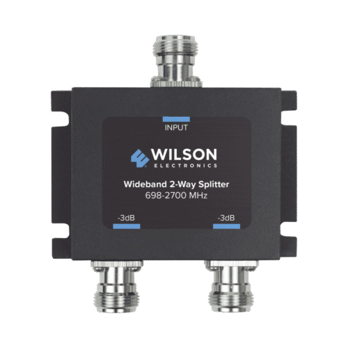 859957-l Divisor de potencia (Splitter) de dos vías para 700-2700 MHz.