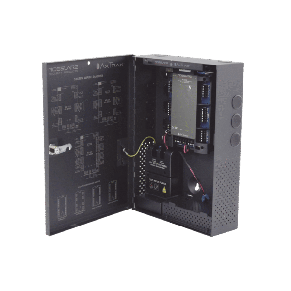 Controlador de Acceso para 2 lectoras / Expandible a 2 Lectores Adicionales / 30,000 Tarjetas / Incluye Gabinete y Fuente de Alimentación / Nueva Generación!