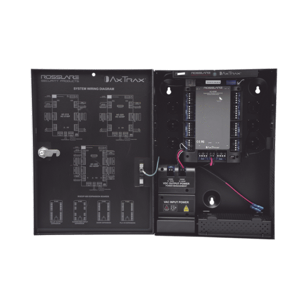 Controlador de Acceso para 4 Lectoras / Expandible a 4 Lectores Adicionales / 30,000 Tarjetas