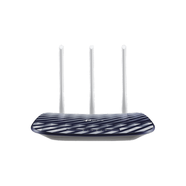 ARCHERC20W-FRENTE-l Router Inalámbrico WISP con Configuración de fábrica personalizable, doble banda AC, con antenas de alta ganancia, hasta 733 Mbps, 4 Puertos LAN 10/100 Mbps, 1 Puerto WAN 10/100 Mbps