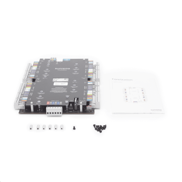 CoreStation Panel de Control de Acceso / Biometría Integrada / Compatible con Sistema de Elevadores / 200,000 Huellas / 4 Puertas