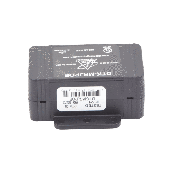 Protector Contra Sobretensiones PoE/HiPoE Hasta 10 GbE, Para Cámaras IP PoE, WAP, Control de Acceso, Iluminación PoE