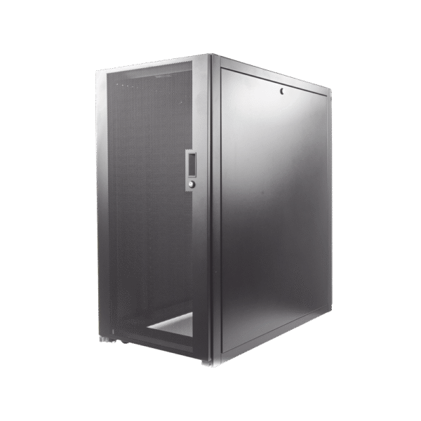 E6412B2-AD-2-l Gabinete Profesional de Telecomunicaciones, de Piso, 24 UR, 600 mm de Ancho y 1070 mm de Profundidad, Color Negro