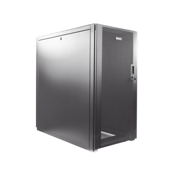 E6412B2-AD-4-l Gabinete Profesional de Telecomunicaciones, de Piso, 24 UR, 600 mm de Ancho y 1070 mm de Profundidad, Color Negro