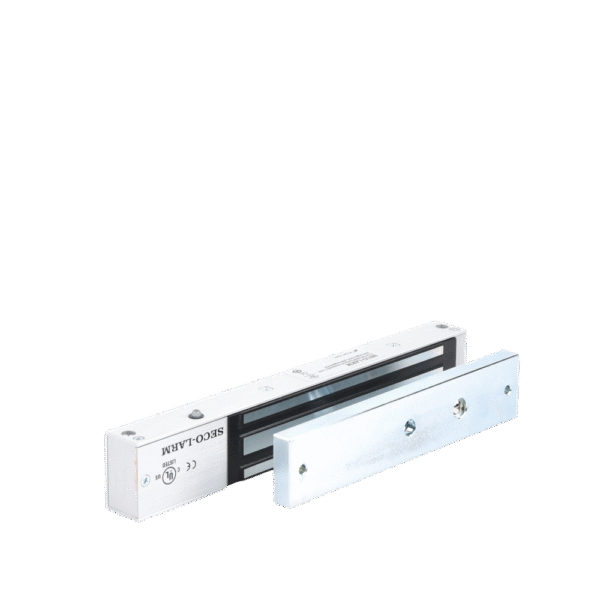 Electroimán de 600-Lb / Listado UL / Sensor de Estado / LED Indicador / Sin Magnetismo Residual