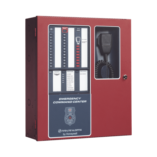 Centro de Comando de Emergencia para Voceo y Evacuación / Puede trabajar Autónomo o conectado a un panel de Incendio