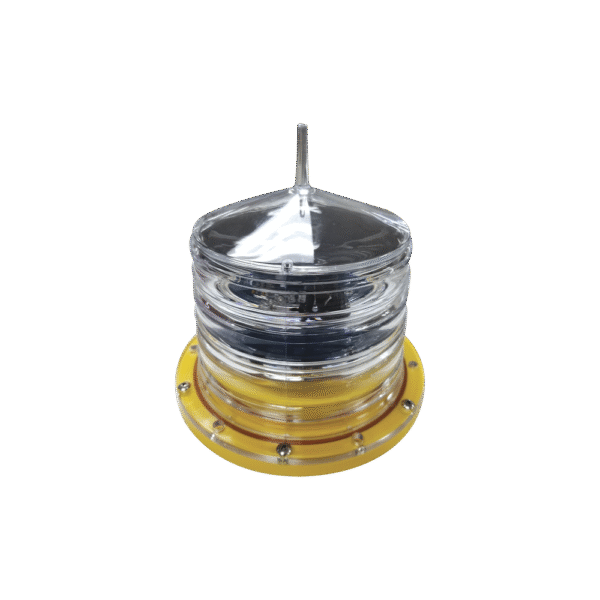 Estrobo led para Obstrucción Autónoma con Led Color Rojo con Panel Solar (Luz Fija oje