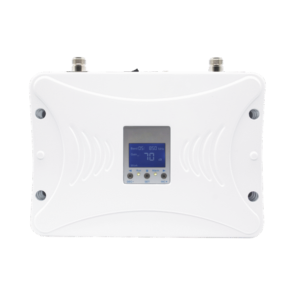 Kit Amplificador de Señal Celular 4.5G LTE, 3G y Voz. Funciona con Todos los Operadores. Soporta Múltiples Dispositivos y Tecnologías. Hasta 1000 metros cuadrados de Cobertura