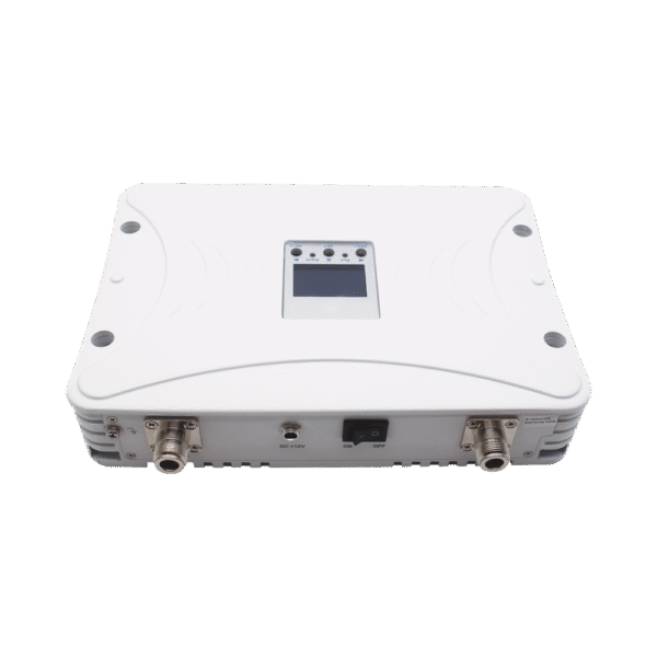 Kit Amplificador de Señal Celular 4.5G LTE, 3G y Voz. Funciona con Todos los Operadores. Soporta Múltiples Dispositivos y Tecnologías. Hasta 1000 metros cuadrados de Cobertura
