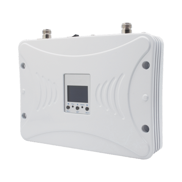 Kit Amplificador de Señal Celular 4.5G LTE, 3G y Voz. Funciona con Todos los Operadores. Soporta Múltiples Dispositivos y Tecnologías. Hasta 1000 metros cuadrados de Cobertura