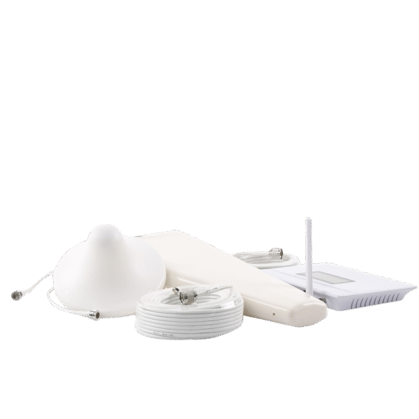 Kit Amplificador de Señal Celular 3G, 2G y VOZ. Soporta Múltiples Operadores, Dispositivos y Tecnologías Simultáneamente. Doble banda