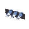 Placa Acopladora de Fibra Optica FAP, Con 6 Conectores LC Duplex (12 Fibras), Para Fibra Monomodo OS1/OS2, Color Azul
