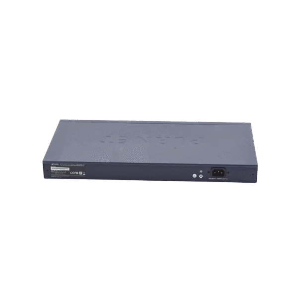 Switch no administrable PoE+ Extended, Aislamiento VLAN de 16 puertos + 2 combo TP/SFP Gigabit y Pantalla