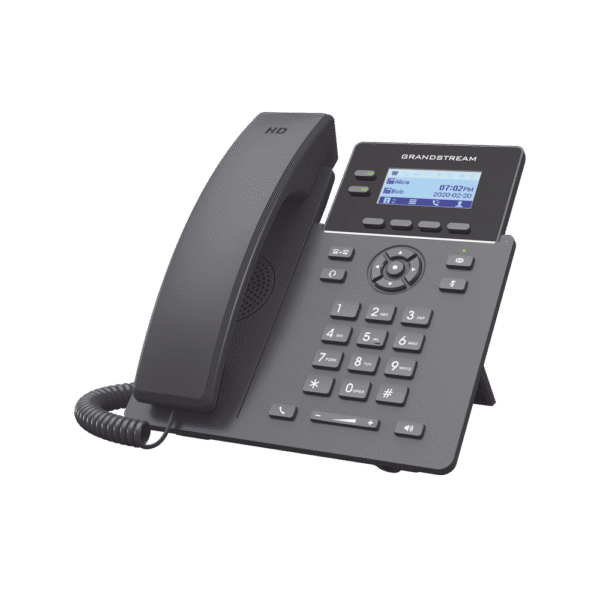 Teléfono IP Grado Operador, 2 líneas SIP con 4 cuentas, PoE, codec Opus, IPV4/IPV6 con gestión en la nube GDMS