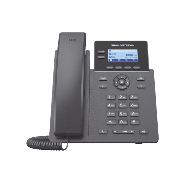 Teléfono IP Grado Operador, 2 líneas SIP con 4 cuentas, PoE, codec Opus, IPV4/IPV6 con gestión en la nube GDMS