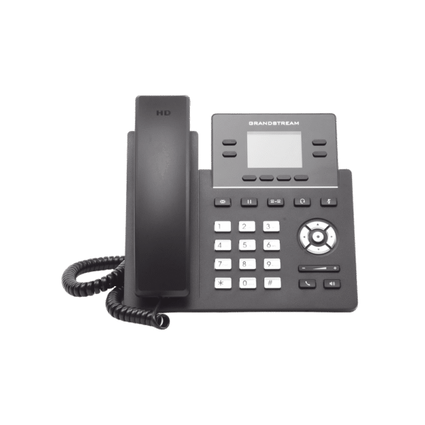 GRP2612P-AD-1-l Teléfono IP Grado Operador, 4 líneas SIP con 2 cuentas, pantalla a color 2.4", PoE, codec Opus, IPV4/IPV6 con gestión en la nube GDMS