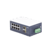 Switch Industrial Administrable Capa 2, 8 Puertos 10/100/1000T, 2 Puertos SFP 1G / 2.5 G BASE X