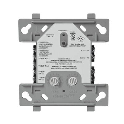 MDF300 Módulo Monitor Dual Direccionable / Permite Agregar Sensores Convencionales al Panel / Cableado Clase B