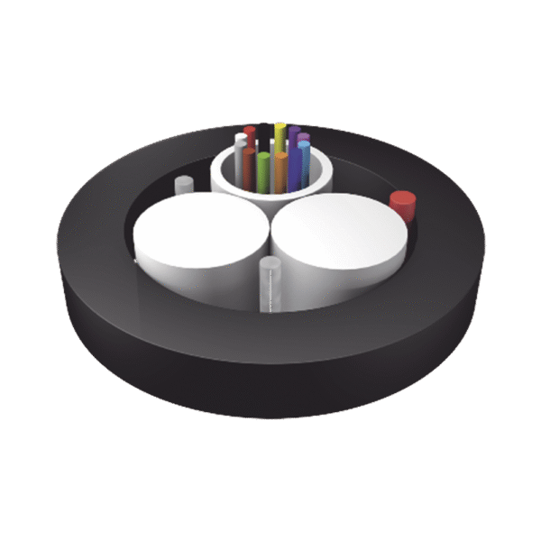 Kilómetro de Fibra Óptica Aérea Mini ADSS (ASU) G.652D, Monomodo de 8 Hilos, Exterior, Span 80, Loose Tube