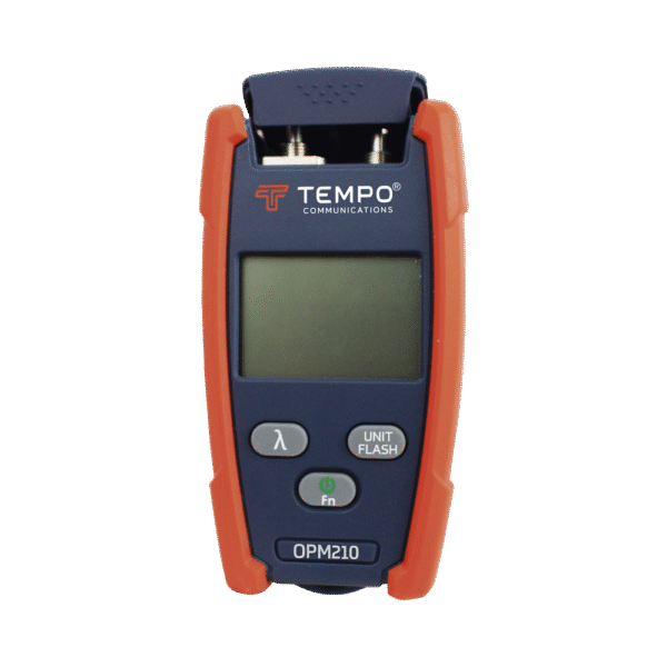 Medidor de Potencia (Micro OPM) para Fibra Óptica con Localizador Visual de Fallos (VFL), entrada universal de 2.5 mm (para conectores SC, ST y FC)