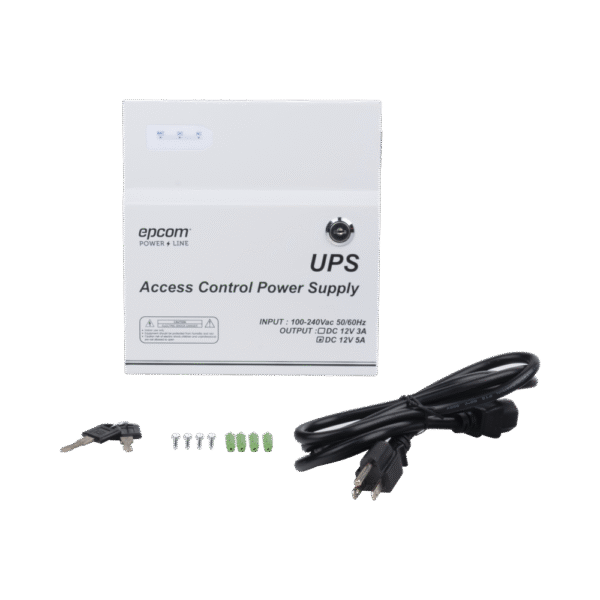 PL12DC5ABK-l Fuente de Alimentación de 1 Salida 11-15 Vcc 5 A / Temporizador Integrado / Con Capacidad de Batería de Respaldo