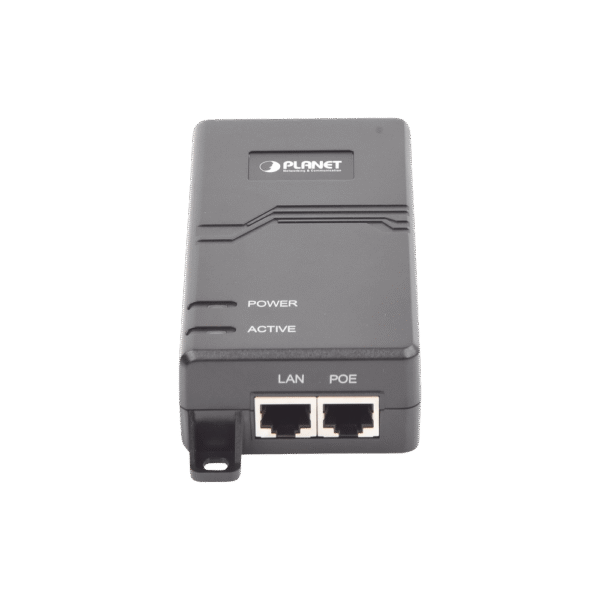 Inyector PoE IEEE 802.3at, Puertos Gigabit, Hasta 30 W de Salida PoE (Mid-span)