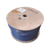 Bobina de 1000 Metros Cable Cat6+ CALIBRE 23 ALTO DESEMPEÑO, ETL,UL, con garantía de por vida, color azul, super flexible, de 1000 metros, para aplicaciones de CCTV, video HD, y redes de datos.