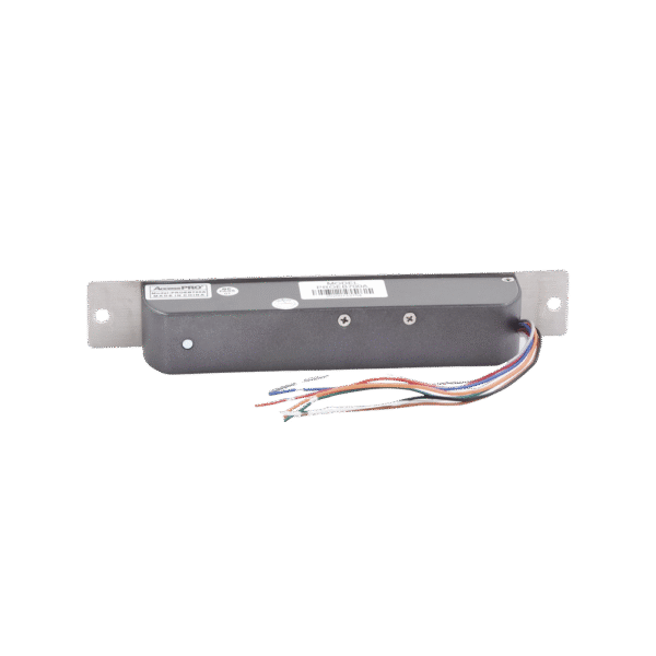 Cerradura de Perno 2000 kg de sujeción/ Abierta en caso de falla Eléctrica (Fail Safe)/ Con temporizador y Sensor de puerta