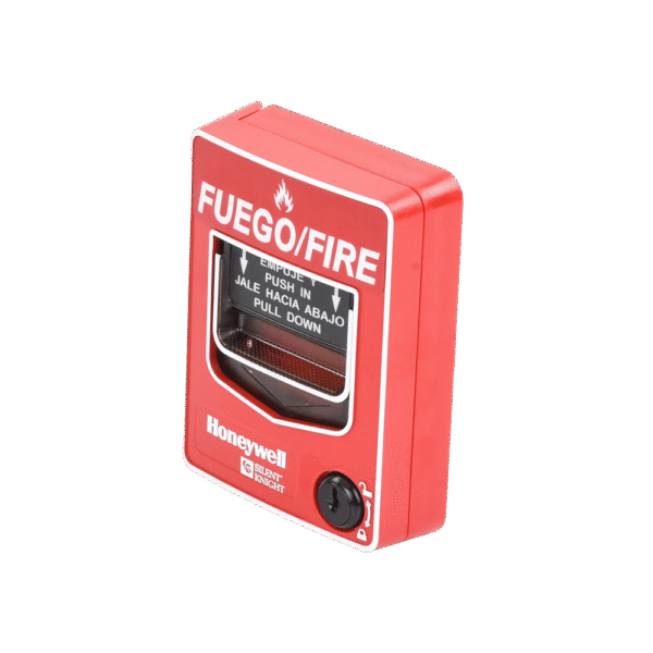 Estación Manual de Doble Acción Convencional / Restablecimiento con Cerradura / Compatible con cualquier Panel de Incendio