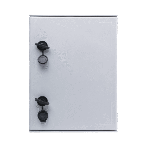 Gabinete de Poliéster IP65 Uso en Intemperie (300 x 400 x 200 mm) con Placa Trasera Interior (Incluye Chapa y Llave).