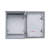 Gabinete de Poliéster IP65 Uso en Intemperie (300 x 400 x 200 mm) con Placa Trasera Interior (Incluye Chapa y Llave).