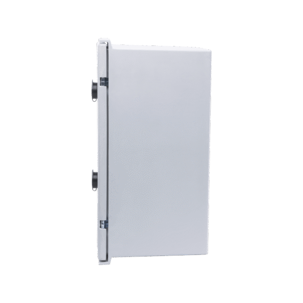 Gabinete de Poliéster IP65 Uso en Intemperie (300 x 400 x 200 mm) con Placa Trasera Interior (Incluye Chapa y Llave).