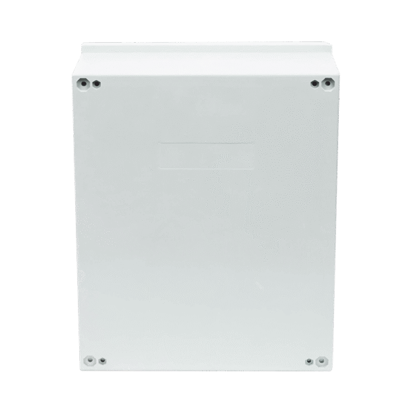 Gabinete de Poliéster IP65 Uso en Intemperie (400 x 500 x 200 mm) con Placa Trasera Interior (Incluye Chapa y Llave).