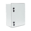 Gabinete de Poliéster IP65 Uso en Intemperie (400 x 500 x 200 mm) con Placa Trasera Interior (Incluye Chapa y Llave).