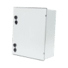 Gabinete de Poliéster IP65 Uso en Intemperie (400 x 500 x 200 mm) con Placa Trasera Interior (Incluye Chapa y Llave).