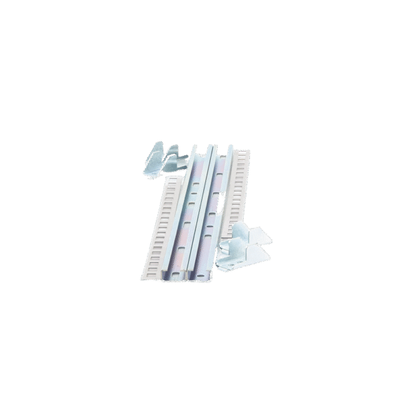 Juego de 2 Herrajes Metálicos para Fijación de Gabinetes Línea PST en Poste Cuadrado o Redondo. Incluye Tornillería de Instalación.