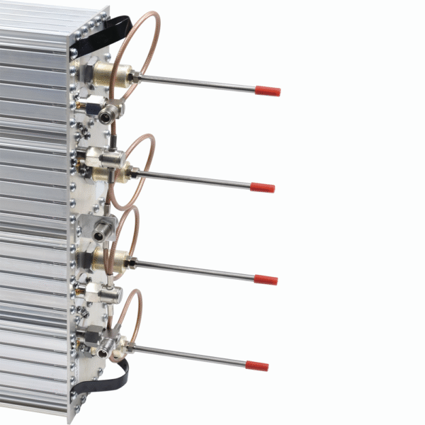 Q2220E-AD-1-l Duplexer Pasa Banda-Rechazo de Banda, 138-174 MHz, 4 Cavidades (4" Dia.) 500 KHz, 350 Watt, N Hem.