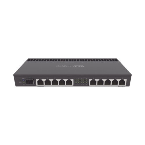 RB4011IGSPLUSRM-l (RB4011iGS+RM) RouterBoard, CPU 4 Núcleos, 10 Puertos Gigabit Ethernet, 1 puerto SFP+